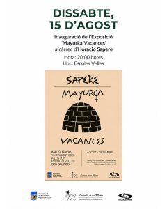 Cartel de la exposición Mayurqa Vacances de Horacio Sapere