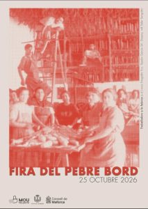 Cartel de la Fira del Pebre Bord de Felanitx, 25 de octubre de 2026