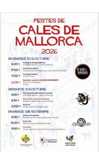 Cartel oficial de las Festes de Cales de Mallorca 2026