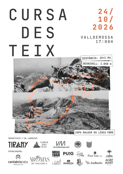 Cartel oficial de la Cursa des Teix 2026