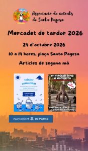 Cartel del Mercadet de tardor 2026 de la Associació de veïnats de Santa Pagesa, 24 de octubre