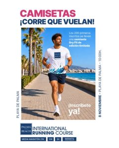 Cartel de la Palma Beach International Running Course del 8 de noviembre
